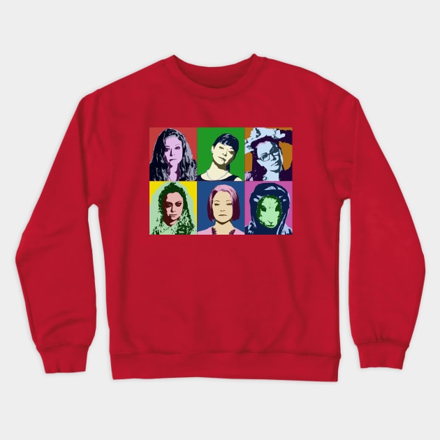 Clone Pop Crewneck Sweatshirt by ManuLuce